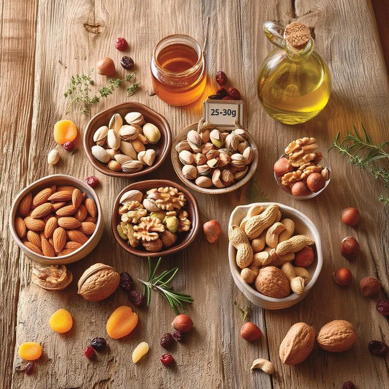 Dieta saludable basada en frutos secos