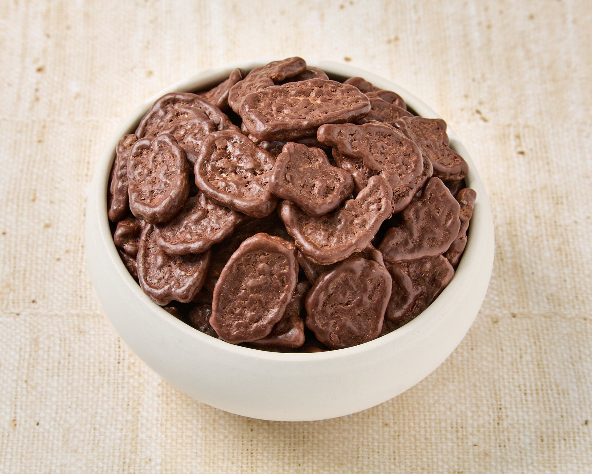Banana chips dipped in dark chocolate