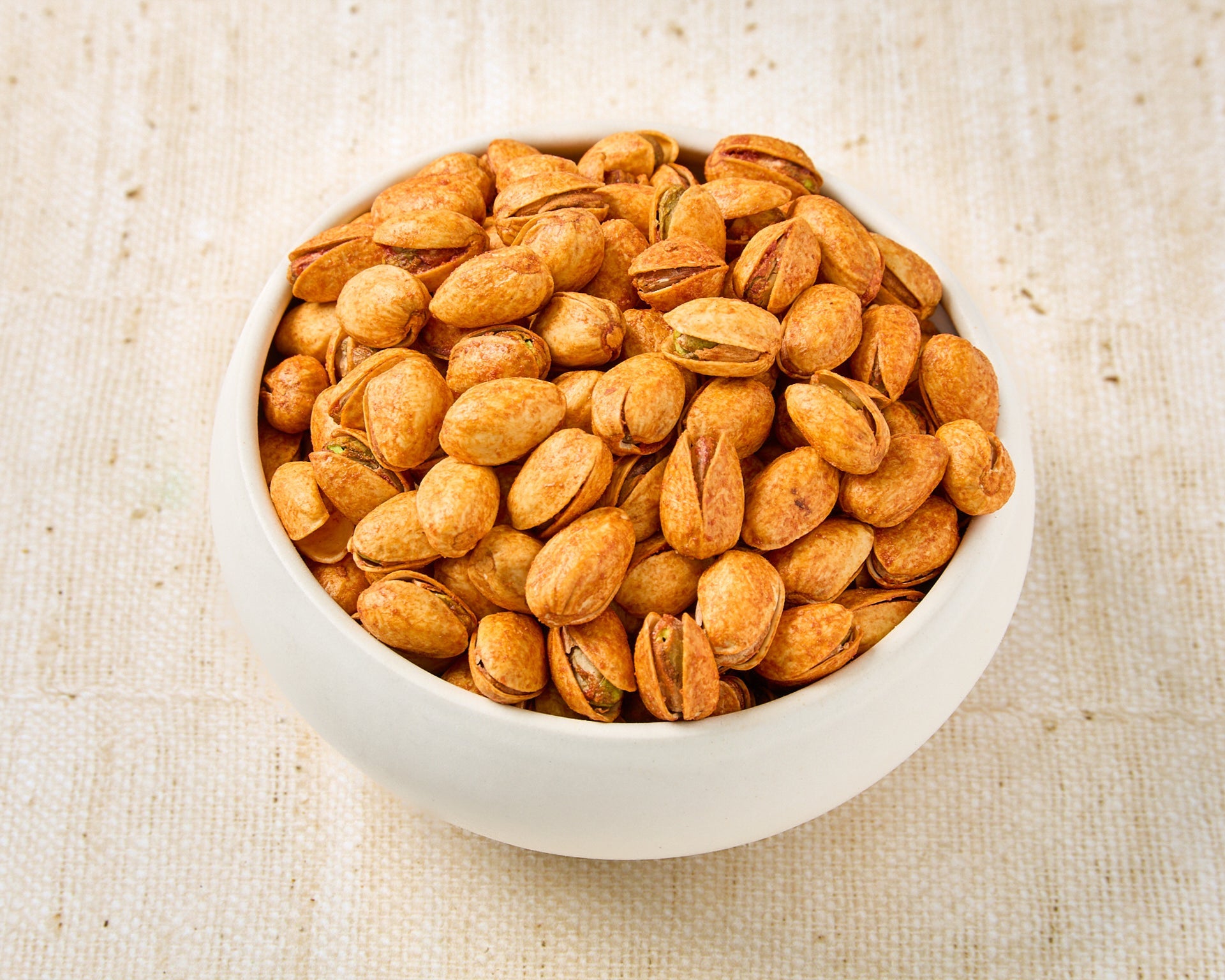 Roasted pistachios with chili lemon flavour