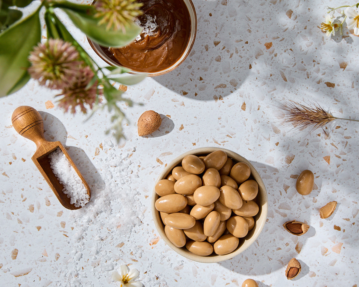 Almendra caramelo y sal