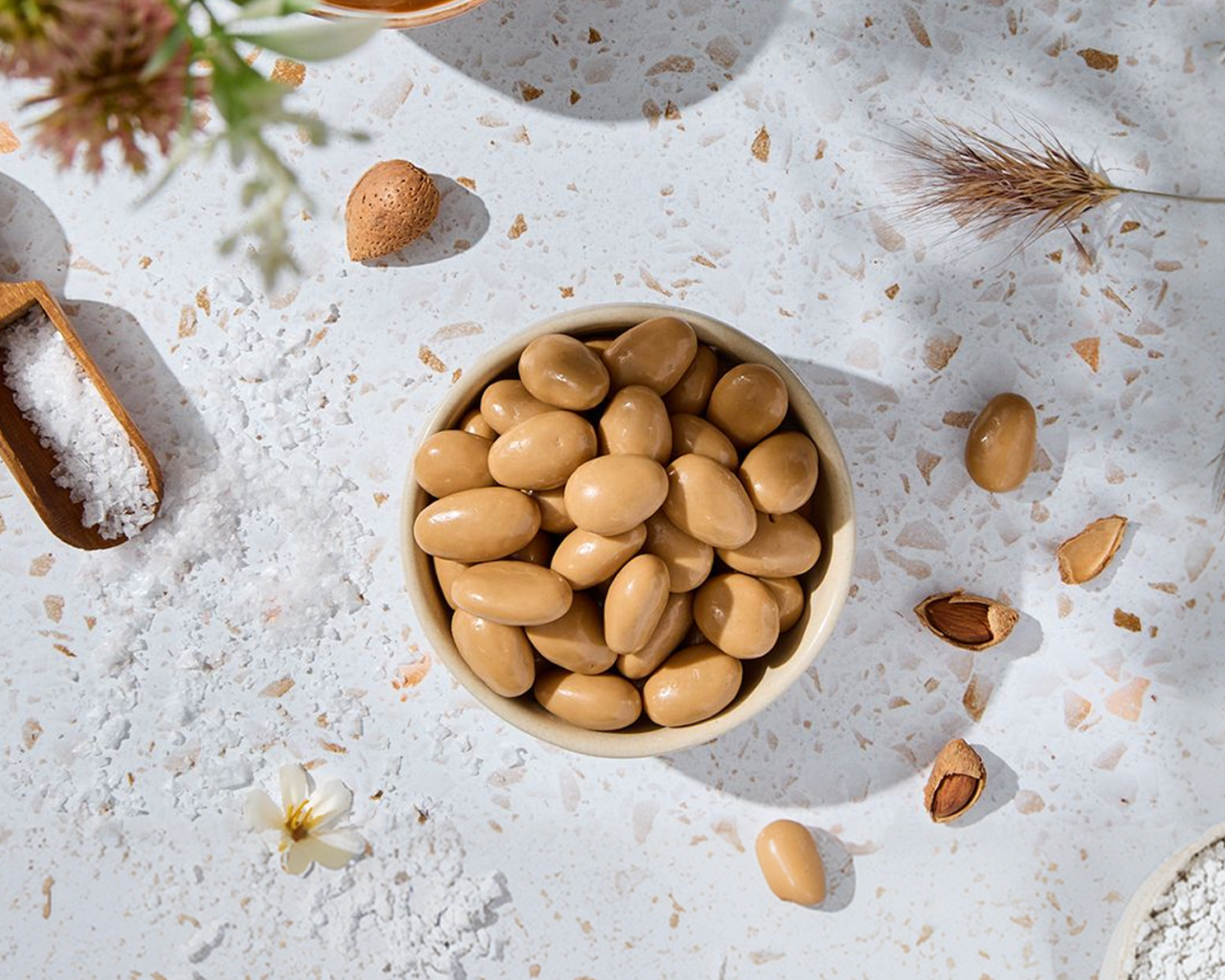 Almendra caramelo y sal