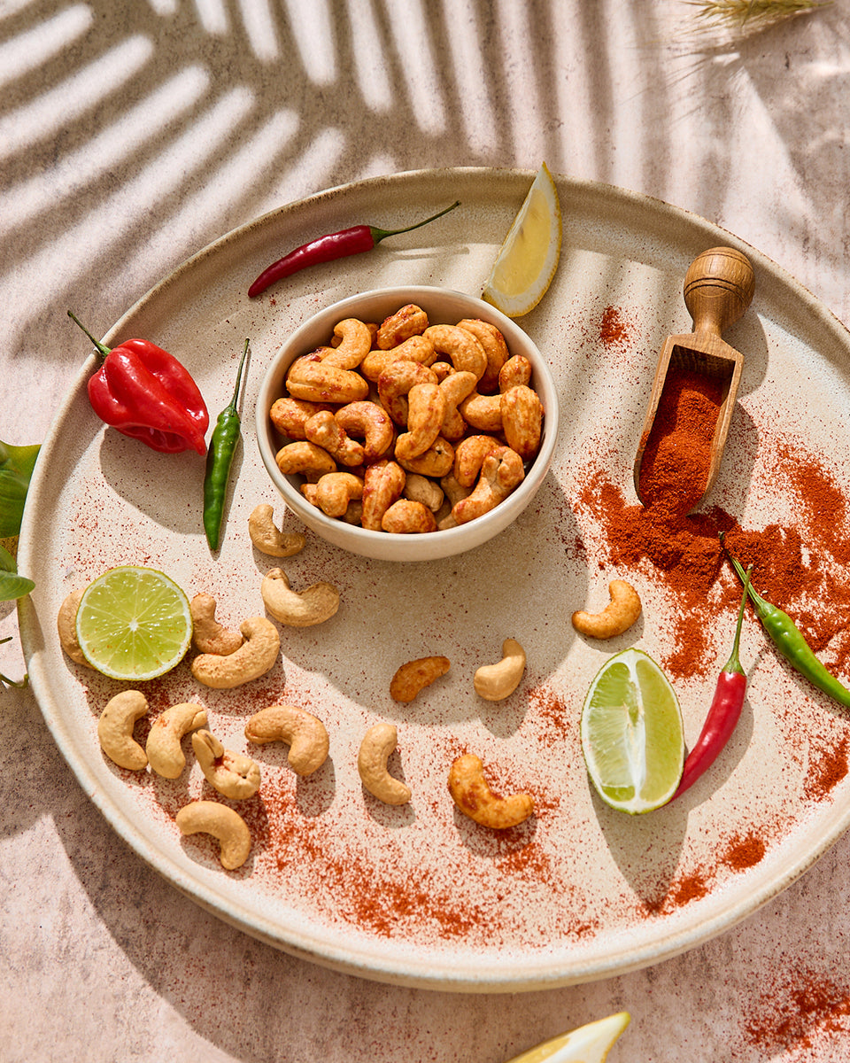 Anacardo tostado sabor chili limón