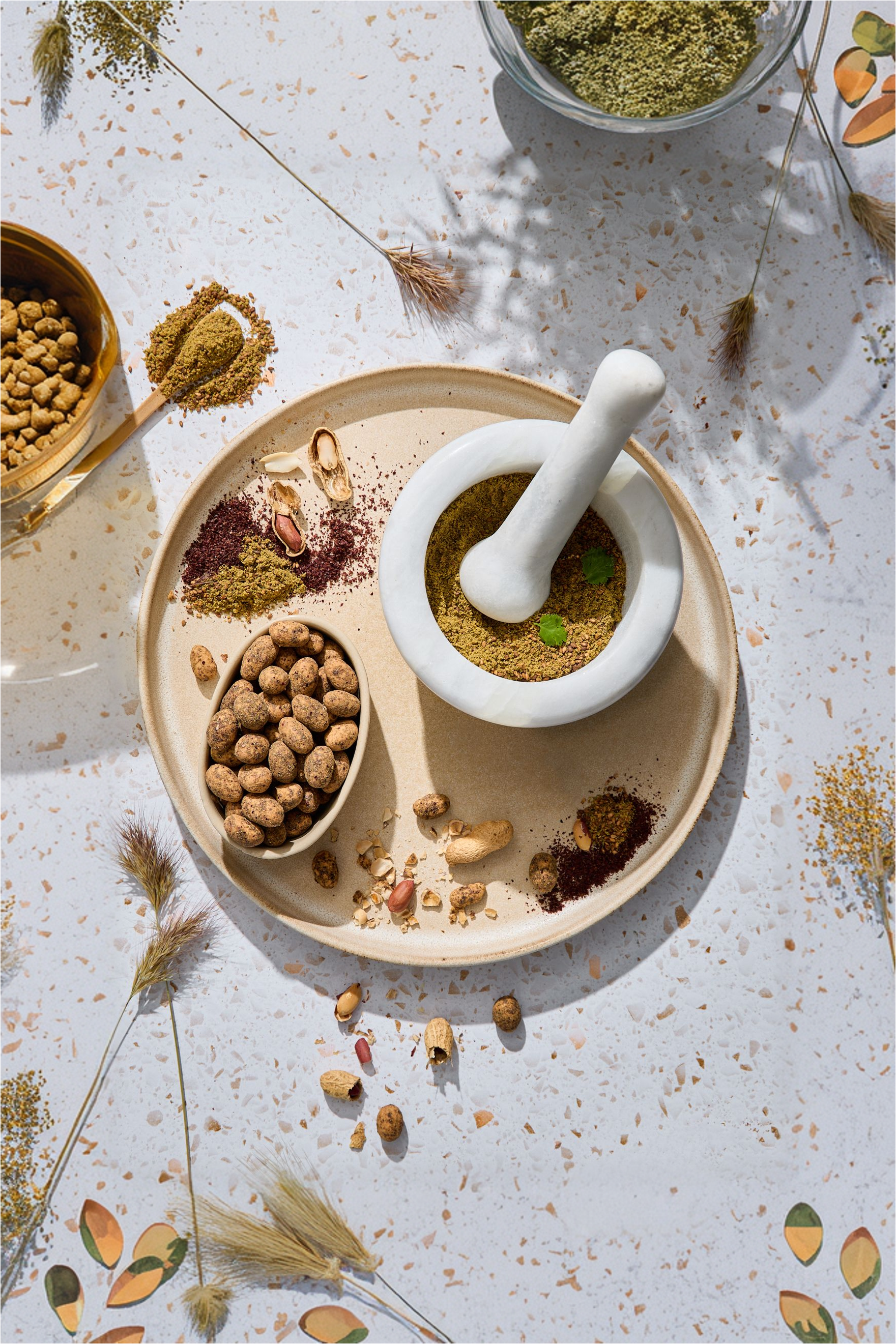 Cacahuete krikri crujiente zaatar