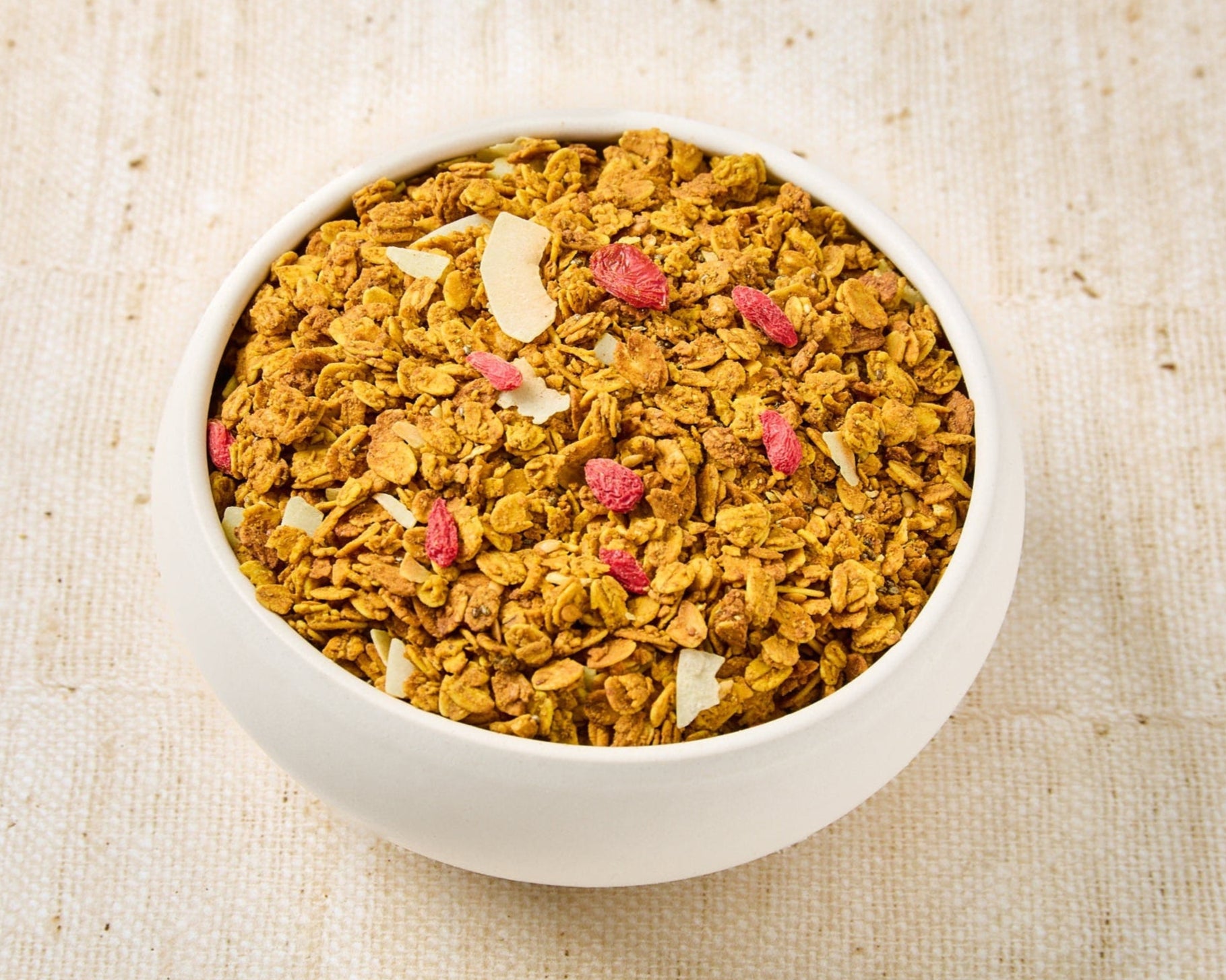 Granola cúrcuma y coco