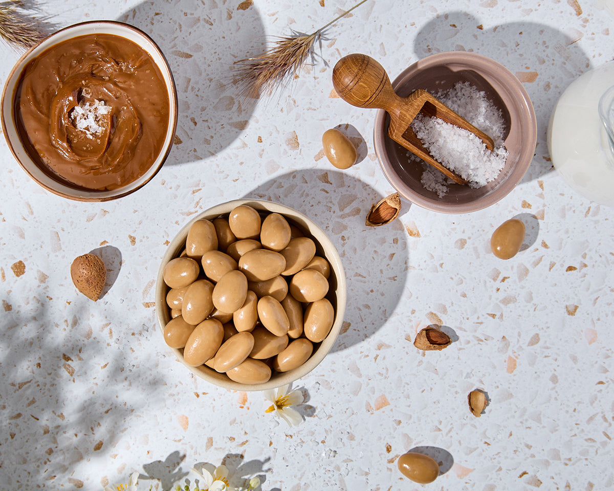 Almendra caramelo y sal