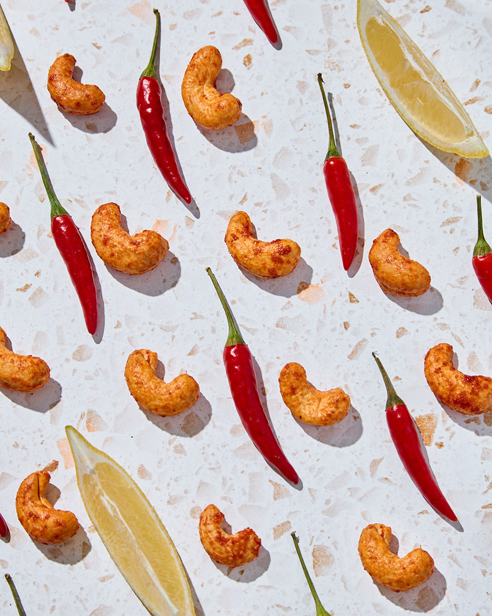 Anacardo tostado sabor chili limón