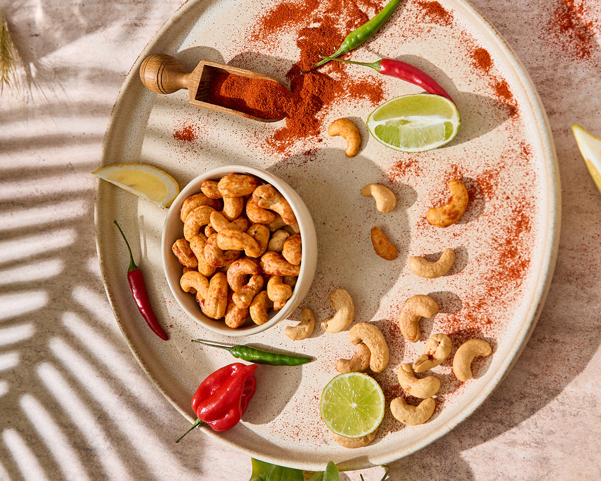 Anacardo tostado sabor chili limón