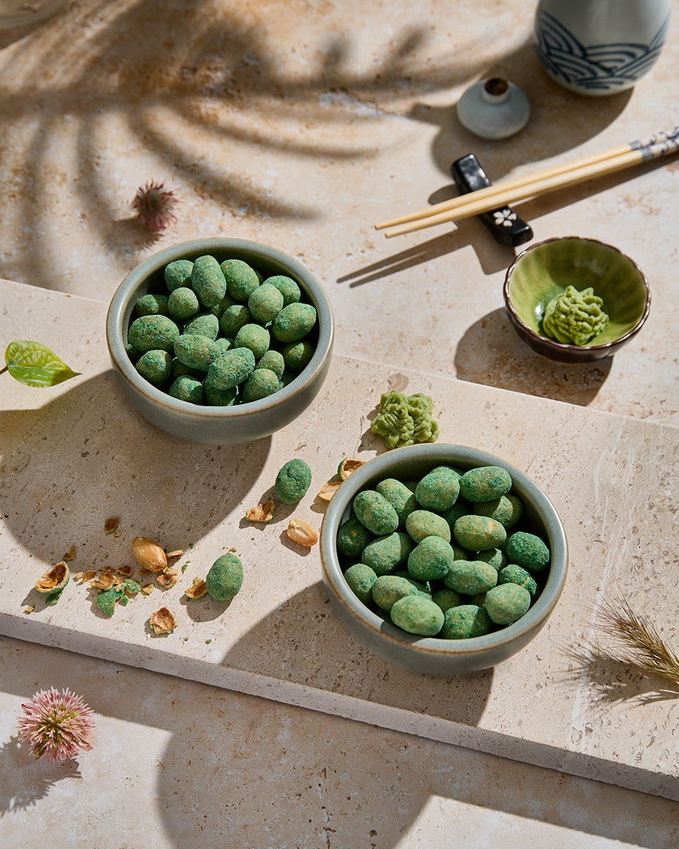 Cacahuete krikri crujiente sabor wasabi