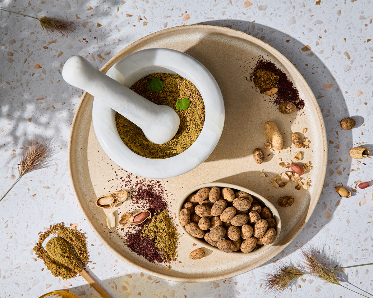 Cacahuete krikri crujiente zaatar